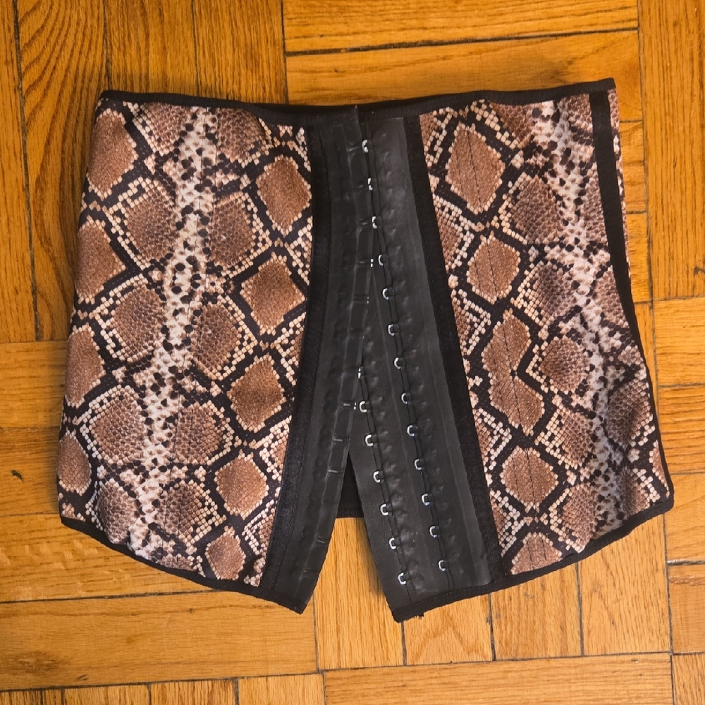 PREMADONNA Stylish Snake Pattern Waist Cincher